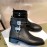 Givenchy Vintage Cowhide Short Boots For Women Black