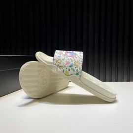 Gucci 3d Patterned Vamp Slippers For Men Purple