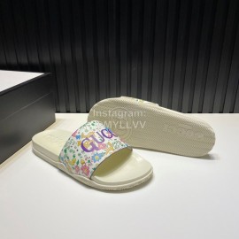 Gucci 3d Patterned Vamp Slippers For Men Purple