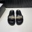 Gucci Cowhide Logo Printed Slippers For Men