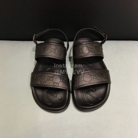 Gucci Black Embossed Leather Scandals For Men