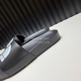 Gucci 3D Pattern Vamp Leather Slippers For Men