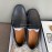 Gucci Cowhide Casual Loafers For Men Black