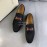 Gucci Cloth Horsebit Ribbon Loafers For Men 