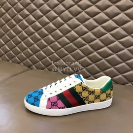 Gucci Canvas Ribbon Casual Sneakers For Men And Women 