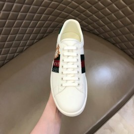Gucci Cowhide Casual Lace Up Sneakers For Men And Women 
