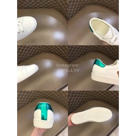 Gucci Cowhide Casual Lace Up Sneakers For Men And Women 