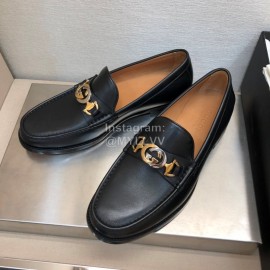 Gucci Calf Leather Business Loafers For Men Black