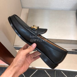 Gucci Calf Leather Business Loafers For Men Black