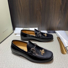 Gucci Calf Leather Horsebit Business Loafers For Men 