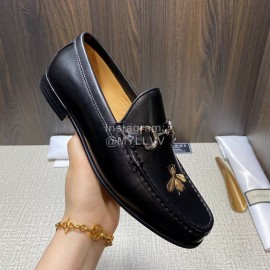 Gucci Calf Leather Horsebit Business Loafers For Men 