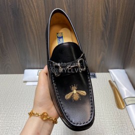 Gucci Calf Leather Horsebit Business Loafers For Men 