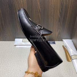 Gucci Calf Leather Horsebit Business Loafers For Men 