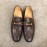Gucci Cowhide Ribbon Casual Loafers For Men Brown
