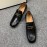 Gucci Cowhide Casual Loafers For Men Black