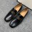 Gucci Cowhide Casual Loafers For Men Black