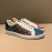 Gucci Contrast Leather Lace Up Casual Shoes For Men