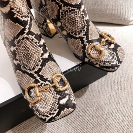 Gucci Autumn Winter Leather High Heeled Long Boots For Women