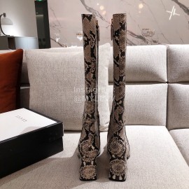 Gucci Autumn Winter Leather High Heeled Long Boots For Women