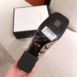 Gucci Autumn Winter Leather High Heeled Long Boots For Women