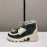 Gucci Autumn Winter New Zipper Side High Top Shoes Green