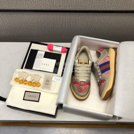 Gucci Classic Calf Leather Couple Casual Shoes