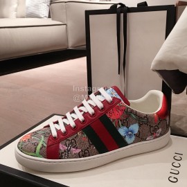 Gucci Classic Soft Sheepskin Casual Shoes For Men And Women Red