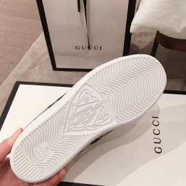 Gucci Classic Soft Sheepskin Casual Shoes For Men And Women Coffee