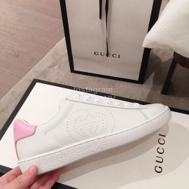 Gucci Classic Soft Sheepskin Casual Shoes For Men And Women Pink