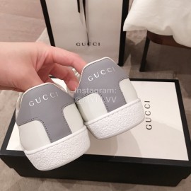 Gucci Classic Soft Sheepskin Casual Shoes For Men And Women Gray