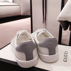 Gucci Classic Soft Sheepskin Casual Shoes For Men And Women Gray