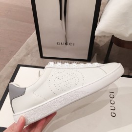 Gucci Classic Soft Sheepskin Casual Shoes For Men And Women Gray