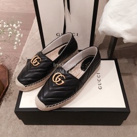 Gucci Fashion Black Woven Casual Shoes For Women