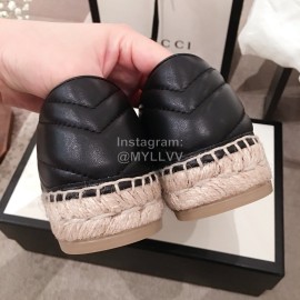 Gucci Fashion Black Woven Casual Shoes For Women