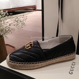 Gucci Fashion Black Woven Casual Shoes For Women