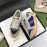 Gucci  Frosted Leather Sneakers For Men And Women