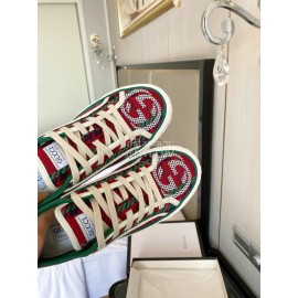 Gucci 1977 × Disney Series Canvas Shoes For Men And Women Green