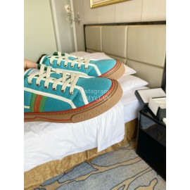 Gucci 1978 × Disney Series Canvas Shoes For Men And Women Blue