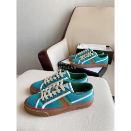 Gucci 1978 × Disney Series Canvas Shoes For Men And Women Blue