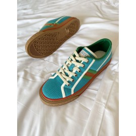 Gucci 1978 × Disney Series Canvas Shoes For Men And Women Blue