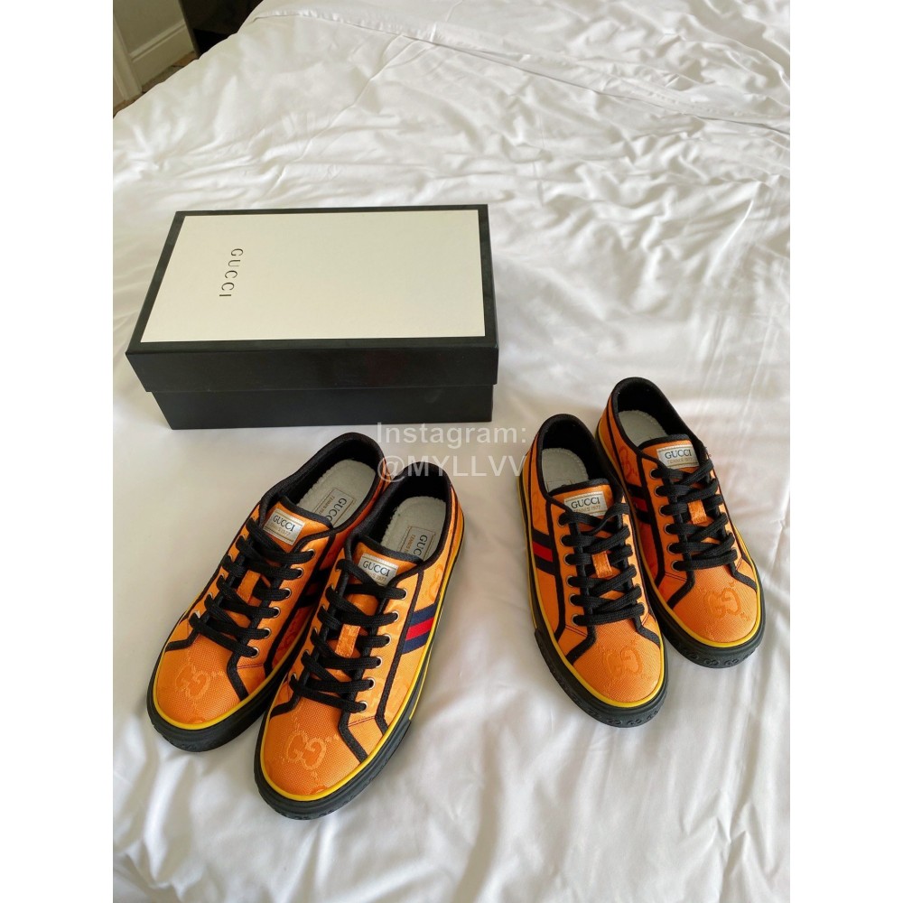 Gucci 1979 × Disney Series Canvas Shoes For Men And Women Orange