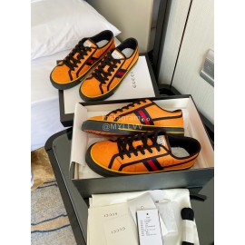 Gucci 1979 × Disney Series Canvas Shoes For Men And Women Orange