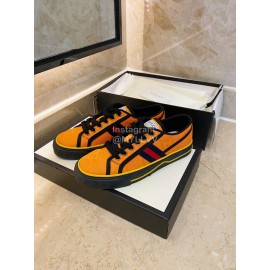 Gucci 1979 × Disney Series Canvas Shoes For Men And Women Orange