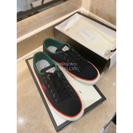 Gucci 1980 × Disney Series Canvas Shoes For Men And Women Dark Blue