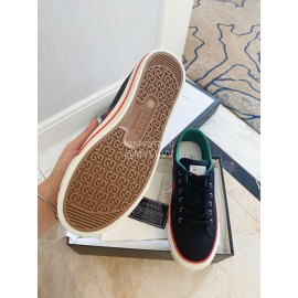 Gucci 1980 × Disney Series Canvas Shoes For Men And Women Dark Blue