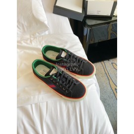 Gucci 1980 × Disney Series Canvas Shoes For Men And Women Dark Blue