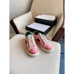 Gucci 1983 × Disney Series Pink Canvas Shoes For Men And Women