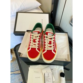 Gucci 1984 × Disney Series Red Canvas Shoes For Men And Women