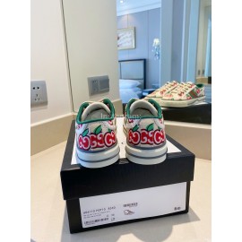 Gucci 1986 × Disney Series Beige Canvas Shoes For Men And Women