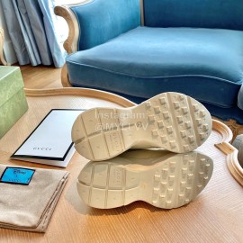 Gucci Classic Rhyton Printed Sneakers For Men And Women